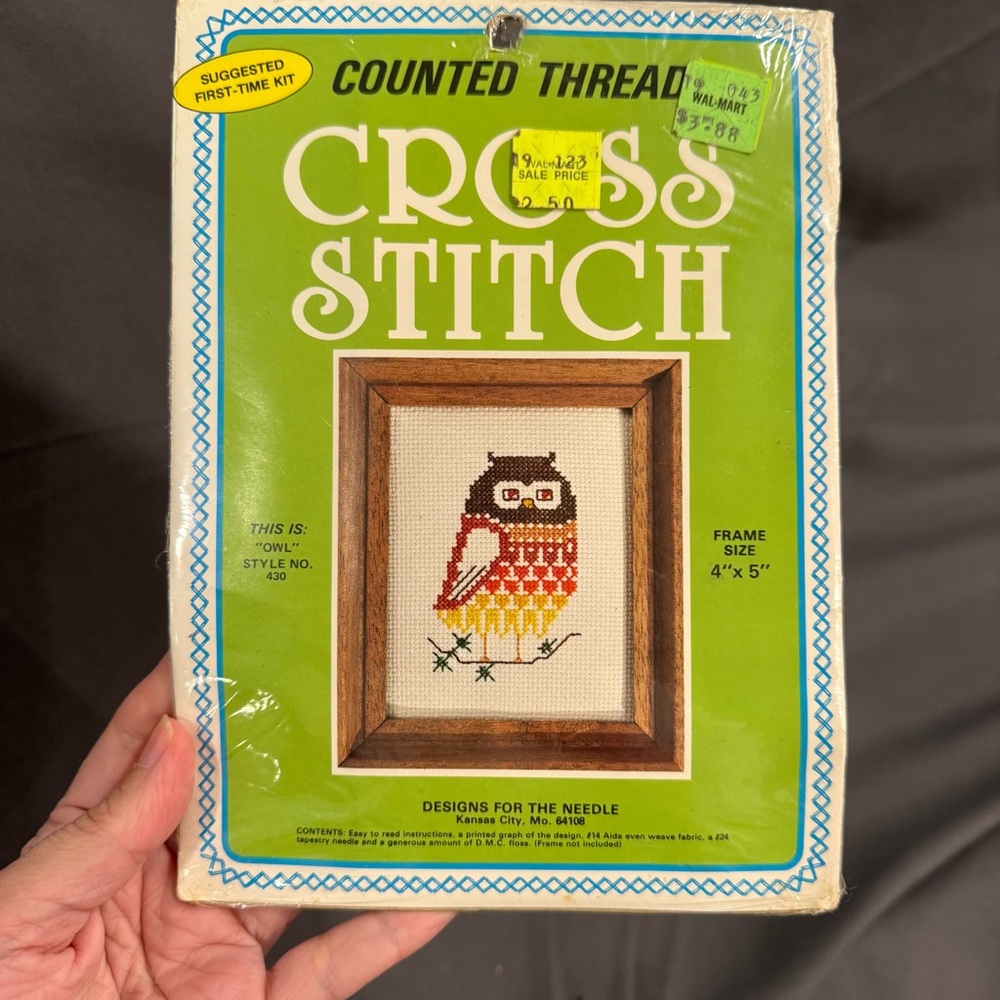 Vintage Owl Cross Stitch Kit